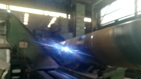 Primele țevi pentru gazoductul Tuzla – Podișor, de peste 300 km, au fost turnate în Turcia. O echipă Transgaz verifică permanent producția