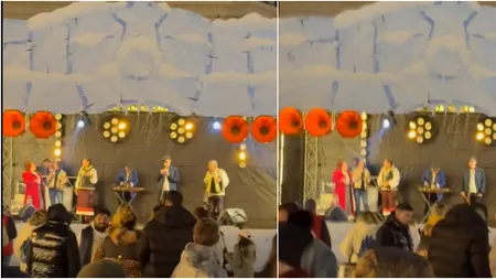 Sărbători compromise la Constanța. După episodul cu “ursuleții spânzurați”, a venit “momentul artistic” care a asurzit audiența.