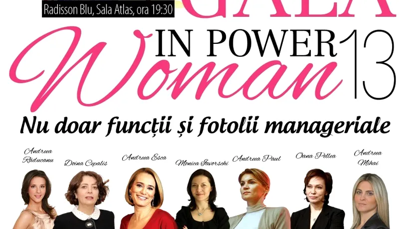 Eveniment Business Magazin: Gala Women in Power 2013 - Puterea de a conduce în stil feminin