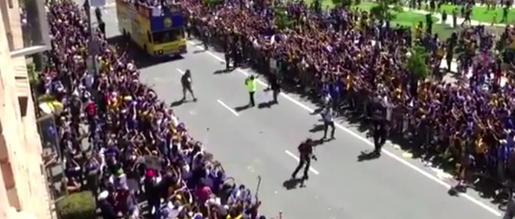 Sărbătoare fabuloasă la Oakland: 1 milion de fani au ieșit pe străzi pentru a celebra cu Golden State Warriors câștigarea titlului în NBA