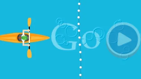 LONDRA 2012 GOOGLE DOODLE - Cum câștigi la CANOE SLALOM, JOCUL INTERACTIV de pe GOOGLE în cinstea JOCURILOR OLIMPICE. VIDEO