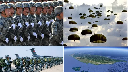 Rusia ajută China să se pregătească pentru Al Treilea Război Mondial, antrenând și echipând un BATALION aeropurtat chinez pentru invazia Taiwanului