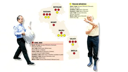 CUM L-A EVITAT BĂSESCU PE BOC LA INUNDAȚII