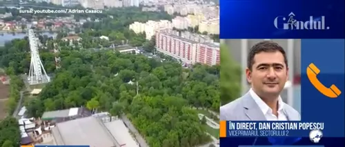 GÂNDUL LIVE. Dan Cristian Popescu, viceprimarul Sectorului 2 despre Planul Urbanistic Zonal: Vom avea 30 de hectare de noi spații verzi / Circulația în sector și în București va fi fluidizată | VIDEO