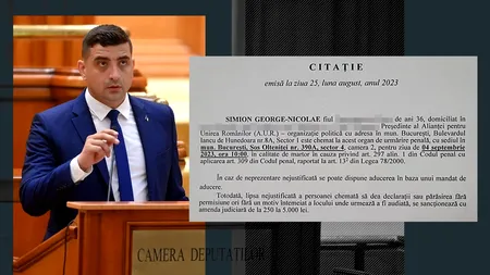 Liderul AUR, George Simion, citat ca martor într-un dosar de corupție: ”Nu cunosc detalii cu privire la speță, dar nu am nicio emoție”