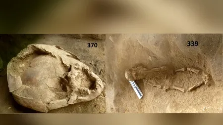 Descoperire arheologică controversată: Doi bebeluși care au murit acum 2.100 de ani au fost înmormântați cu „căști