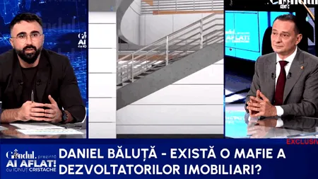 Are Capitala șanse să scape de mafia imobiliară? Daniel Băluță: „Nu toți dezvoltatorii sunt rechini imobiliari”