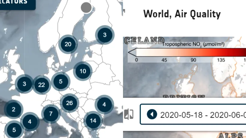 PLATFORMĂ. CE și Agenția Spațială Europeană monitorizează din satelit redresarea după pandemia de COVID-19