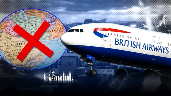 British Airways a anulat toate zborurile către și dinspre orașele mari din Orientul Mijlociu „până la finalul acestui an”