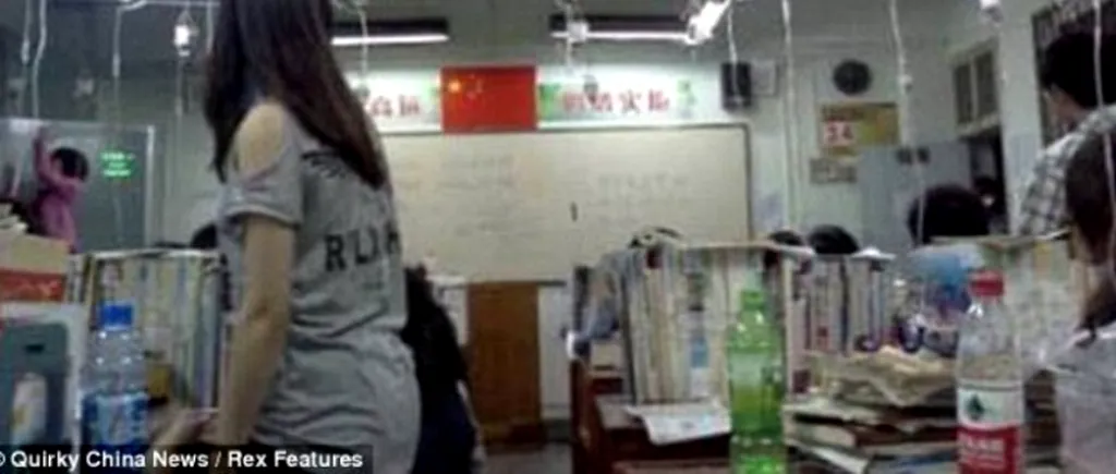 Cu perfuziile în sala de examen - metodă folosită în China pentru îmbunătățirea performanțelor elevilor