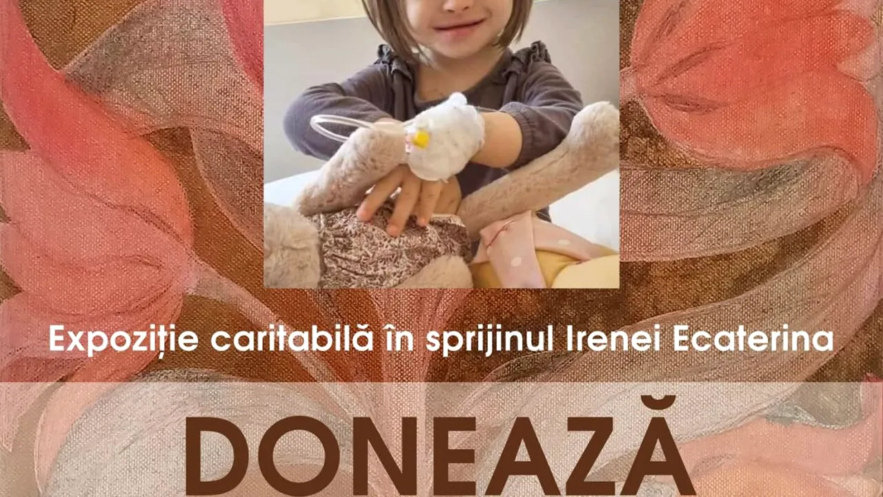 Expoziția de pictură „Flori pentru Irene”, la „Dalles”, în sprijinul fiicei arhidiaconului Mihail Bucă
