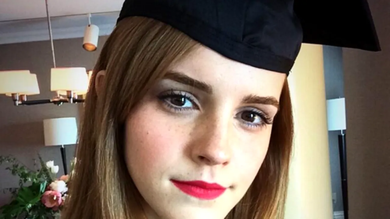 Emma Watson a absolvit Universitatea Brown - FOTO