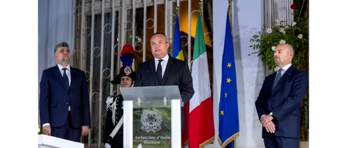 Nicolae CIUCĂ: „Italia, un partener strategic şi un prieten apropiat al <i class='ep-highlight'>României</i>”