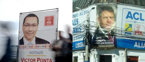 Prima săptămână de campanie - materiale ale lui Ponta, Iohannis și Tăriceanu încalcă legislația