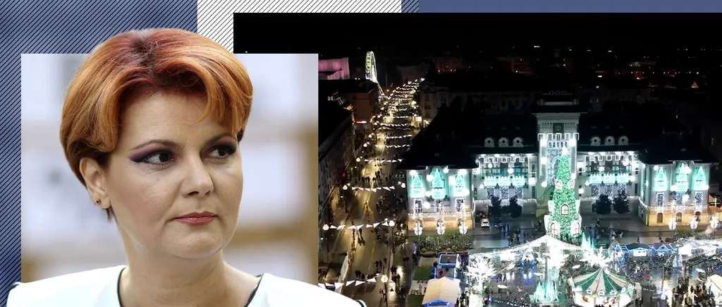 VIDEO | Olguța Vasilescu, lăudată de PSD pentru cel mai frumos brad din Europa. Moș Crăciun a furat startul. Sfântul Andrei mai are de așteptat