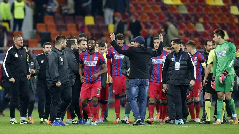 Steaua a învins Dinamo, scor 5-2, în prima manșă a semifinalelor Cupei României 