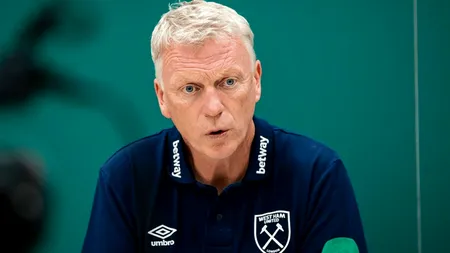 David Moyes, după ce aflat grupa din Conference League: „E bine!”. West Ham vine la București pentru meciul cu FCSB