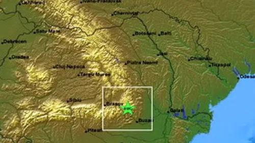 Trei cutremure s-au produs luni în zona Vrancea, cel mai mare - 3,3 grade