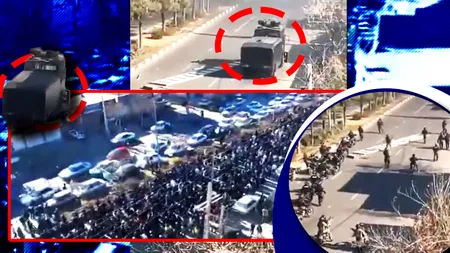 (VIDEO) Iranul, pe un butoi cu pulbere. Tot mai mulți oameni ies în stradă, ciocniri majore. Regimul de la Teheran scoate blindatele