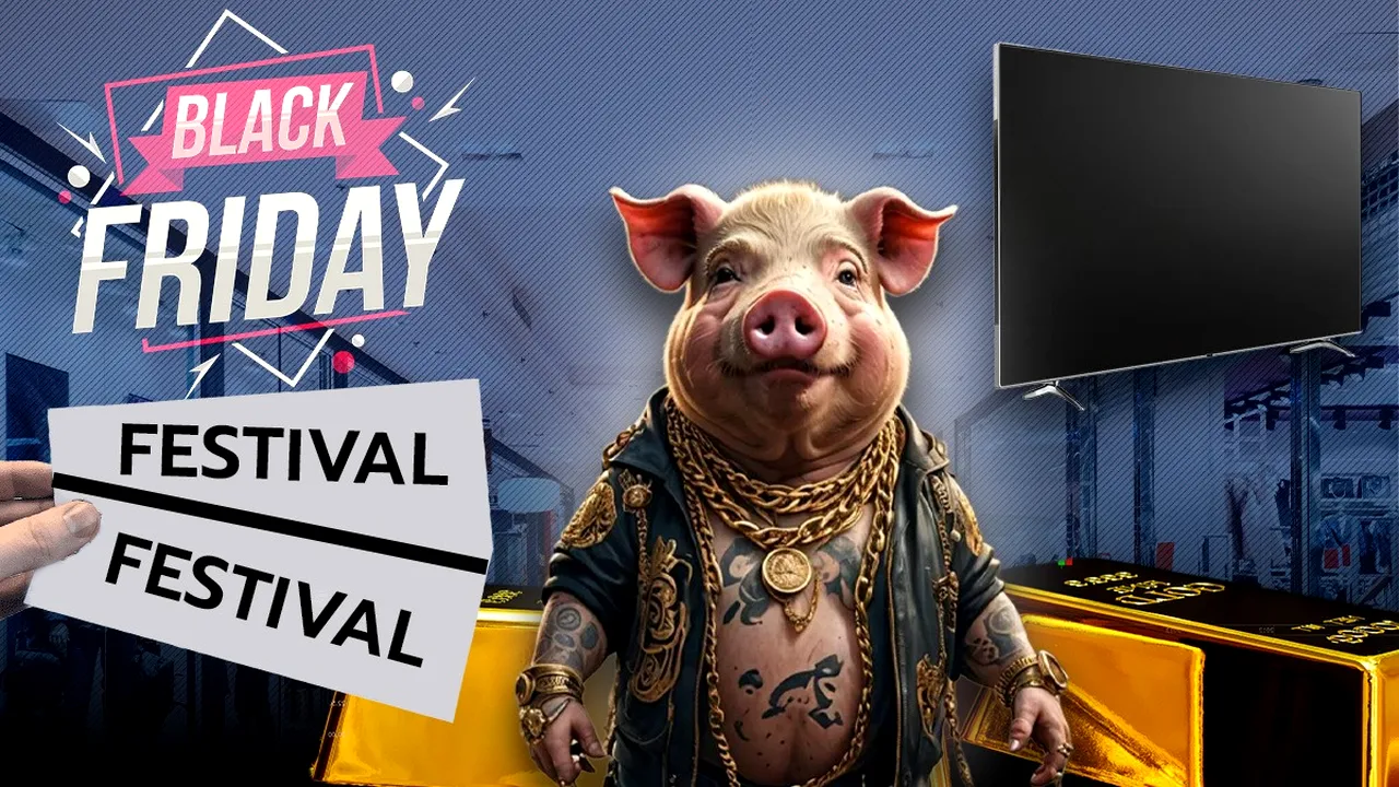 BLACK FRIDAY 2025 | Românii au cumpărat inclusiv porci „în viu” și lingouri de aur. Ce produse s-au aflat pe primele 3 locuri