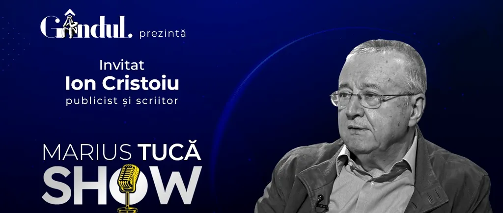 Marius Tucă Show începe marți, 19 decembrie, de la ora 20.00, live pe gândul.ro. Invitat: Ion Cristoiu