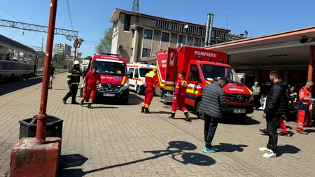 Accident feroviar în Gara Constanța. Două trenuri s-au ciocnit violent. Șapte persoane au ajuns la spital