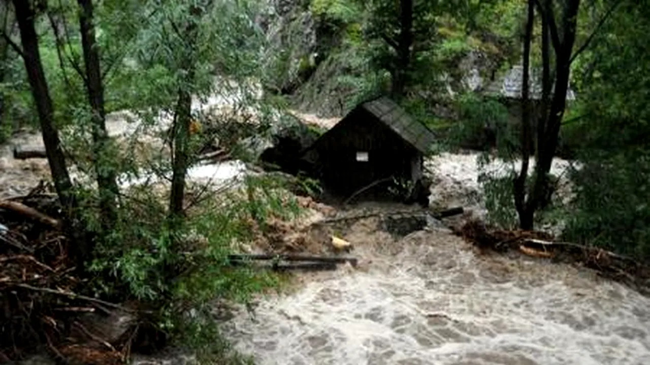 VREMEA. Avertizare cod galben de inundații pe râuri din Hunedoara, Arad, Timiș, Sibiu, Alba și Suceava 