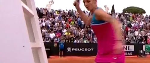 Decizie incredibilă a WTA, după ce Pliskova a distrus scaunul arbitrei la Roma. Cine va fi pedepsit, de fapt. VIDEO