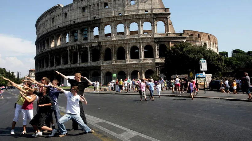 Colosseumul din Roma s-a înclinat cu aproximativ 40 de centimetri