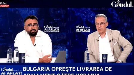 Răzvan Dumitrescu, intransigent după anunțul Bulgariei că sistează ajutorul pentru Ucraina. „Acest război poate deveni un mod de viață”