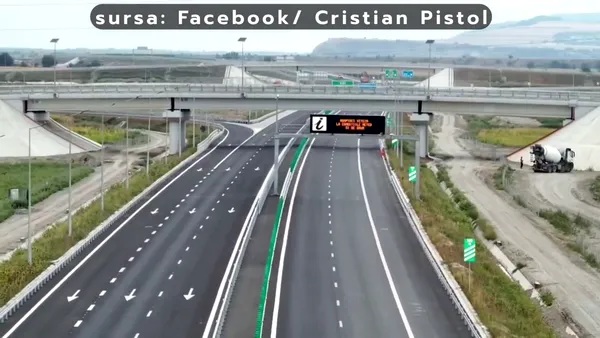 Circulația pe Autostrada Moldovei, de la Adjud până la Bacău, se deschide pe 31 august. Anunțul lui Cristian Pistol