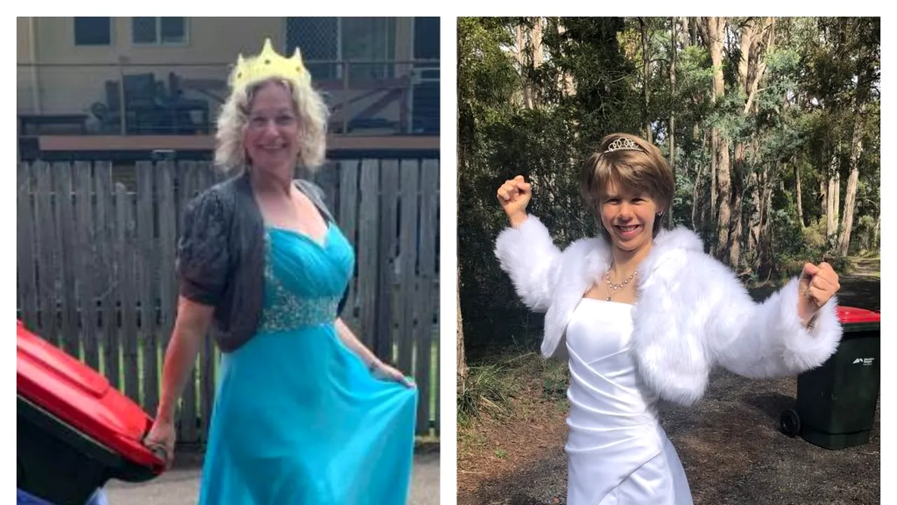 GALERIE FOTO. Cea mai inspirată idee pe timp de izolare: Te îmbraci frumos și duci gunoiul