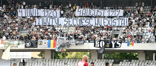 Universitatea Cluj - Sepsi, 0-1! Meciul a fost întrerupt din cauza scandărilor xenofobe!