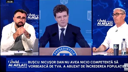 Doru Bușcu: „NICUȘOR e președinte, dar el nu are putere asupra guvernului