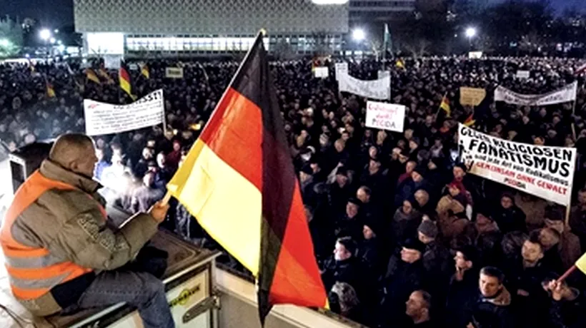 Manifestație „împotriva islamizării la Dresda. „Noi suntem poporul!
