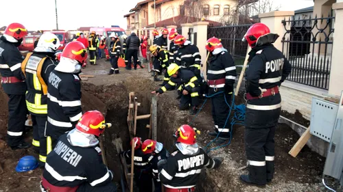 UPDATE | Muncitorul surprins de un mal de pământ, în Corbeanca, a fost scos fără viaţă. Bărbatul avea 59 de ani şi era din judeţul Constanţa