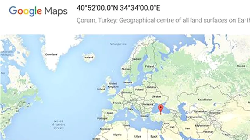 Google a descoperit centrul lumii. Unde este acesta localizat