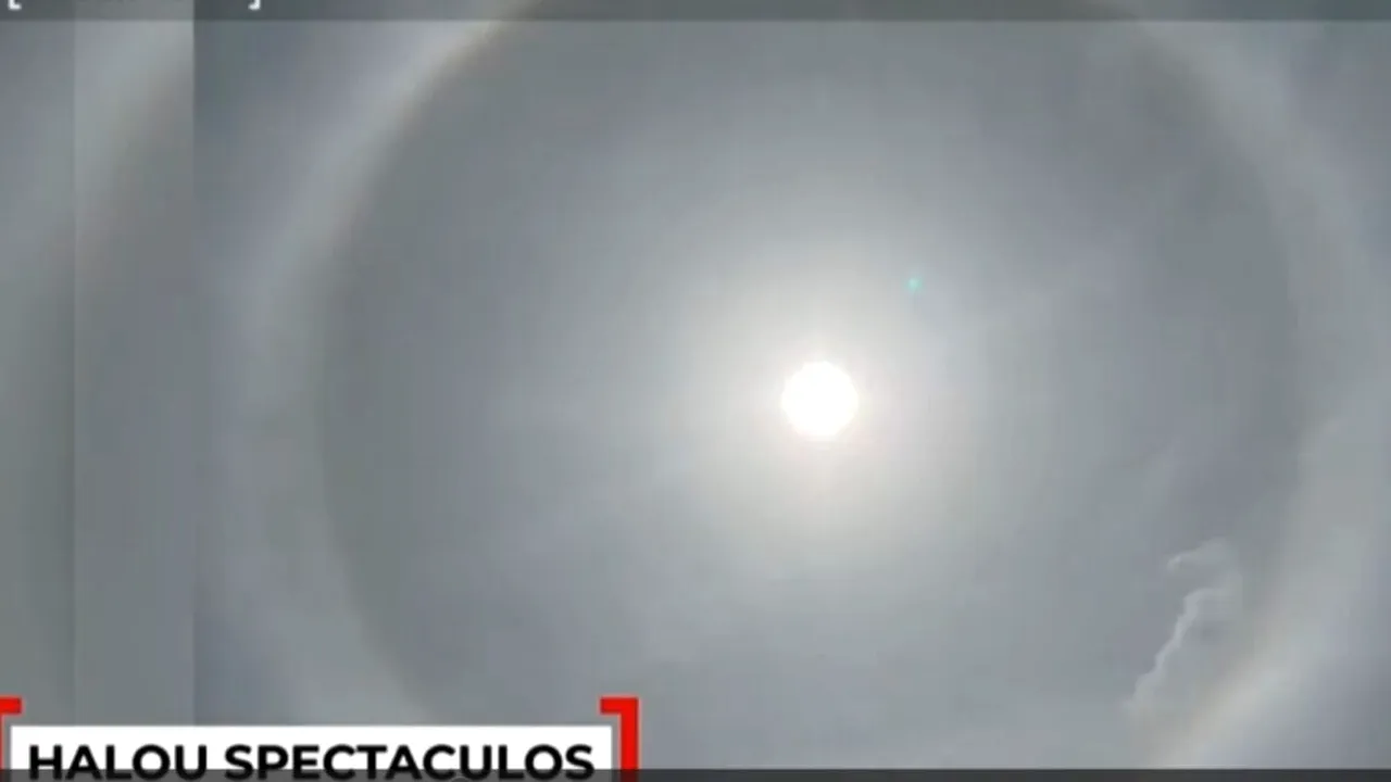 Curcubeu circular spectaculos. Ce semnificație are fenomenul observat în județul Timiș