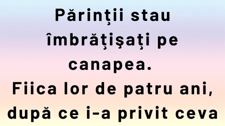 Bancul de marți | Părinții și fiica de 4 ani