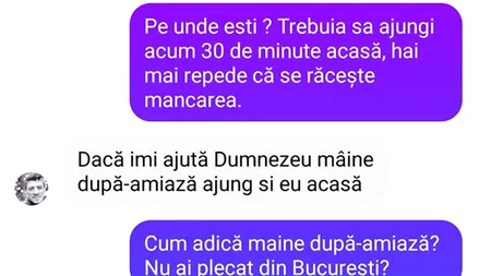 Bancul de sâmbătă | „Hai mai repede, că se răcește mâncarea!”