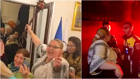Diana Șoșoacă și-a serbat ziua de naștere lângă MAE și Ambasada Ucrainei. Scandal cu poliția în plină stradă: 