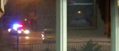 VIDEO viral. Ce se întâmplă în momentul în care un bărbat filmează o urmărire de mașini