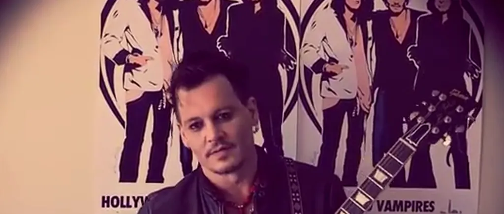 Johnny Depp, mesaj video pentru români