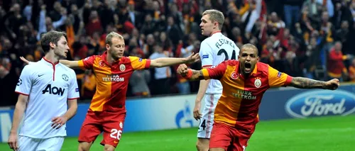 Galatasaray Istanbul - Manchester United 1-0, în meciul care îi face pe turci favoriți la calificarea în optimi