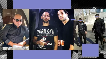 EXCLUSIV VIDEO | Fost ofițer de informații al DGPI, vizat de perchezițiile procurorilor, în dosarul fraților Tate. Bărbatul îi păzea pe cei doi britanici cu o armată de mercenari