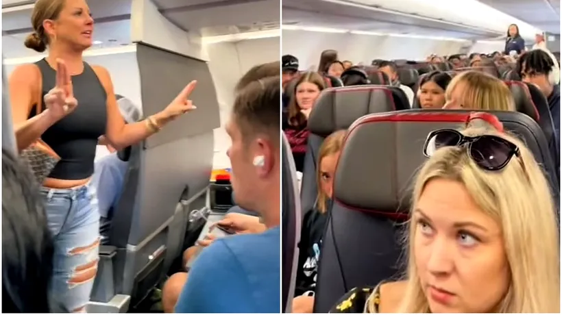 Cursă American Airlines, „DETURNATĂ” de o femeie care a acuzat un pasager că „nu este real” – FOTO&VIDEO