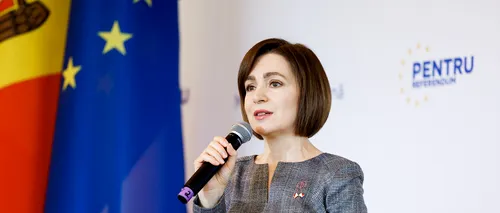Maia Sandu, despre REFERENDUMUL pentru aderarea Republicii Moldova la UE: Nu vrem să mai așteptăm