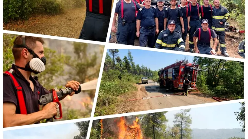 Incendiile din Grecia, sub control. Pompierii români revin acasă ca niște eroi