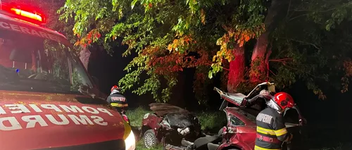 Vaslui: Două femei au MURIT după ce au intrat cu mașina într-un copac
