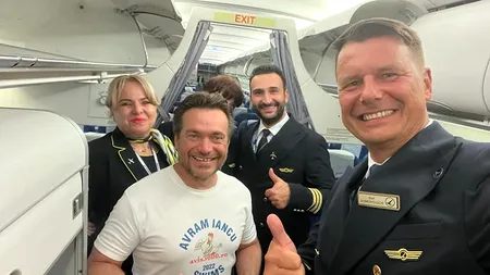 Avram Iancu, aplaudat la peste 11.000 metri altitudine, după ce devenit primul român care a traversat înot Canalul Bristol, dintre Anglia în Țara Galilor